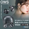 HP-W620N-H 完全ワイヤレスイヤホン イヤーカフ型 Bluetooth AAC対応 オーム電機 73662657