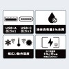 PF20 全固体 モバイルバッテリー PD20W 機内持ち込み可能 4台同時充電 急速充電 電池残量ディスプレイ搭載 USB-C内蔵ケーブル2本 Bigblue Tech(ビッグブルーテック) 73666078