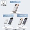 PF8 全固体 モバイルバッテリー 8000mAh PD20W 機内持ち込み可能 ワイヤレス充電 ケーブル充電 2台同時充電 急速充電 メーカー保証2年 Bigblue Tech(ビッグブルーテック) 73666087