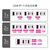 AC-073 電源タップ PD65W USB-A自動認識リバーシブル カシムラ 73667828