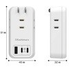 WM-38 旅行用電源タップ PD45W USB-A自動認識リバーシブル カシムラ 73667837