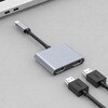 LUH-CH2DUAL Type-C(オス) to HDMI(メス)x2 映像変換アダプタ ルーメン 73674968