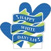 NEWスチレンボードポップ HAPPY WHITEDAY グリーンクロス