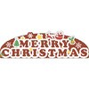 NSP-L-14 NEWスチレンボードポップ MERRY CHRISTMAS 文字 グリーンクロス 73678127