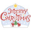 NSP-S-13 NEWスチレンボードポップ MERRY CHRISTMAS グリーンクロス 73678355