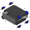 UCG15-9-20BN コーナーガード付アルミケース UCGシリーズ タカチ電機工業 73829036