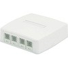 CAT6Aローゼットボックスキット シャッター付き PANDUIT(パンドウイット)