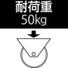 EA986GA-1 125mm キャスター(固定金具/ソフトラバー) エスコ 73881247
