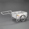 900x600mm リヤカー・折畳式(アルミ製/ノーパンクタイヤ) エスコ
