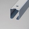 75x56mm/3.64m(4号) トラックレール(スチール) エスコ
