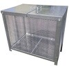 EA995AA-531 900x610x770mm/ 372L ダストボックス(ステンレス製) エスコ 73890819