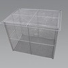 900x600x750mm/ 405L ダストボックス(ステンレス製) エスコ
