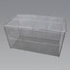 1200x600x650mm/ 468L ダストボックス(ステンレス製) エスコ