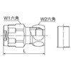 WJ35-1210-S WJ35型 銅管変換アダプター オンダ製作所 73980306