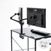 AMA-W(BK) モニターアーム YAMAZEN(山善) 74032115