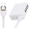 MOT-U06-2144WH 電源タップ 延長コード 1個口 2P USB付 (コンセント×1 USB A×4) 60cm USBタップ エレコム 74215986