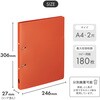 F2005-4 Mutual リングファイル<ツイストリングスマートスリム> A4  コピー用紙180枚 リヒトラブ 74742696