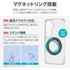 LN-M26SG1CTHMSBK Galaxy S26 耐傷・耐衝撃ハイブリッドケース 「UTILO Hybrid mag swing」 クリア/ブラック MSソリューションズ 74744306