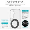 LN-M26SG1CTHMSBK Galaxy S26 耐傷・耐衝撃ハイブリッドケース 「UTILO Hybrid mag swing」 クリア/ブラック MSソリューションズ 74744306