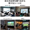 100-PRS028 プロジェクタースクリーン 床置き式 ポール式 サンワダイレクト 74744525