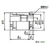 CFBG L10a SUS貫通金物 三桂製作所 74745085