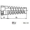 EFJ20BK 樹脂製リリーフ袋ナット 三桂製作所 74746300