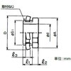 HBIHG16 絶縁ブッシングノックアウト用 三桂製作所 74746571