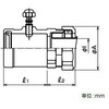 K2KE22 ケイフレ用防水ねじなしカップ 三桂製作所 74747027