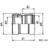 KMKJ2L54 SUSケイフレ用コンビカップ 三桂製作所 74751306