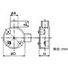 LT22BR25 露出丸ボックス直角2方出 三桂製作所 74754551