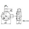 LT22BR32 露出丸ボックス直角2方出 三桂製作所 74754560