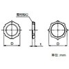 RLMS40 鋼製ロックナット 三桂製作所 74759356