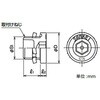 RP5BG 36 六角穴付き丸形プラグZDC製 三桂製作所 74759521