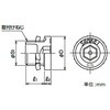 RP5BG28 六角穴付き丸形プラグZDC製 三桂製作所 62950109