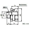 RRH22 回転ハブ 亜鉛合金ダイカスト 三桂製作所 74759715