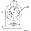 SLPA516 機器取付アダプタ板 三桂製作所 74760108