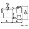WKI38-42 防水プリカ用ねじなしカップ 三桂製作所 62954799