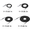500-LAN6KASL02 LAN変換ケーブル CAT6 RJ-45/USB A サンワダイレクト 74825226