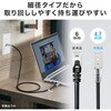 500-LAN6KCSL05 LAN変換ケーブル CAT6 RJ-45/USB TypeC サンワダイレクト 74825251