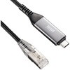 500-LAN6KCSL05 LAN変換ケーブル CAT6 RJ-45/USB TypeC サンワダイレクト 74825251