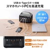 700-BTL057 ポータブル電源 192Wh サンワダイレクト 74825269