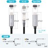 500-LAN6KCPD02 LAN変換ケーブル CAT6 RJ-45/USB TypeC サンワダイレクト 74825278