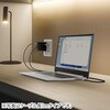 500-LAN6KCPD02 LAN変換ケーブル CAT6 RJ-45/USB TypeC サンワダイレクト 74825278