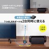 500-SWH012 スイッチングハブ Giga対応 Type-C給電 サンワダイレクト 74825305