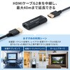 500-HD034BK HDMI中継延長アダプタ サンワダイレクト 74825409
