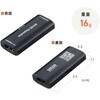 500-HD034BK HDMI中継延長アダプタ サンワダイレクト 74825409