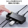 400-SW041 USB切替器 USB 5Gbps 手動 サンワダイレクト 74825427