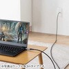 500-LAN6KASL05 LAN変換ケーブル CAT6 RJ-45/USB A サンワダイレクト 74825436