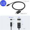 500-KC051-10 USB TypeC変換ケーブル USB TypeC-HDMI 4K60Hz対応 サンワダイレクト 74825549