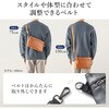 200-BAG095BR サコッシュバッグ 本革 サンワダイレクト 74825558